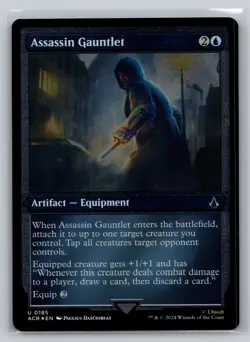 Assassin Gauntlet (Foil Etched) U Universes Beyond: Assassin's Creed 185 NM - Image 1