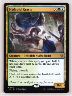 Magic the Gathering Hydroid Krasis R Commander: Murders at Karlov Manor 212 NM - Image 1