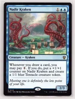 Magic the Gathering Nadir Kraken R Commander: Murders at Karlov Manor 112 NM - Image 1