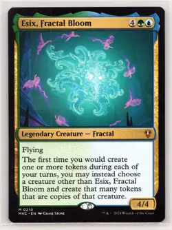 Magic the Gathering Esix, Fractal Bloom M Commander: Murders at Karlov Manor 210 - Image 1