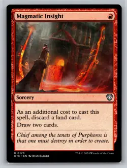 Magmatic Insight U Commander: Outlaws of Thunder Junction 173 NM - Image 1