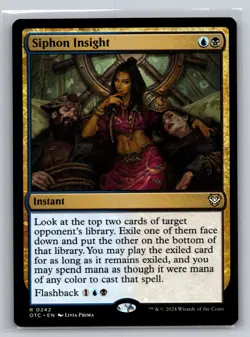 Siphon Insight R Commander: Outlaws of Thunder Junction 242 NM - Image 1