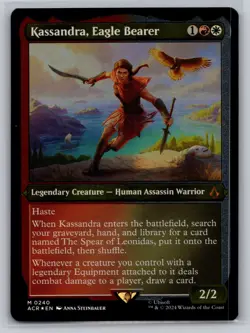 Kassandra, Eagle Bearer (Foil Etched) M Universes Beyond: Assassin's Creed 240 N - Image 1