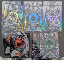 New Sealed Raised Foil Symbiote Venom Lands Secret Lair Spider-Man Mint In-Hand - Image 1