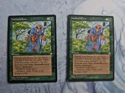 Nature's Lore x 2 - Ice Age - Magic the Gathering - MTG - Light Play - Image 1