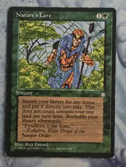 Nature's Lore x 2 - Ice Age - Magic the Gathering - MTG - Light Play - Image 4