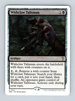 Wishclaw Talisman (White Border) Mystery Booster 2 Non-Foil MTG NM - Image 1