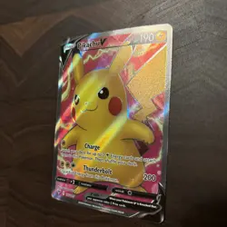 Pikachu V Pokemon Sword & Shield Vivid Voltage 170/185 Ultra Rare Full Art - Image 3
