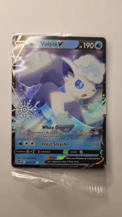 Alolan Vulpix V 033/195 - Snowflake Stamped Holiday Calendar- Pokemon TCG SEALED - Image 1