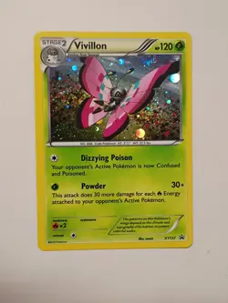 Pokemon Vivillon XY137 XY Black Star Promo Lightly Played 2019 - Image 1