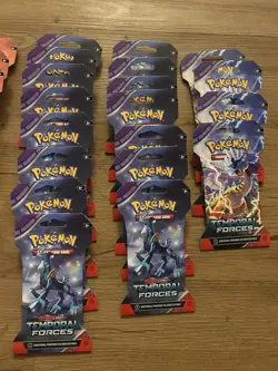 Lot Of 30 Pokemon Scarlet & Violet Temporal Forces Sleeved Booster Packs - Image 3