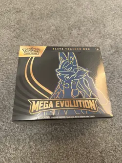 Pokemon TCG Mega Evolutions Lucario ETB Elite Trainer Box IN HAND FAST 📦 - Image 1