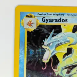 Gyarados 6/102 Holo Rare Base Set Pokemon TCG Card WOTC MP/LP Vintage - Image 2