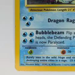 Gyarados 6/102 Holo Rare Base Set Pokemon TCG Card WOTC MP/LP Vintage - Image 5