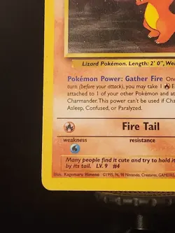 Charmander 50/82 Team Rocket Common - MP Condition - 2000 Pokemon Card - Vintage - Image 3
