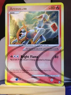 ARCEUS LV.100 AR3 Holo Platinum Arceus Expansion 2009 Pokemon Card LP-NM. - Image 2