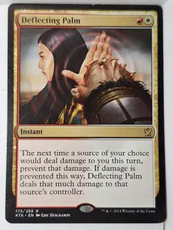 Deflecting Palm - Khans of Tarkir - Magic the Gathering MTG Nice! - Image 1