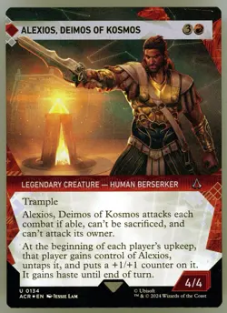 Alexios, Deimos of Kosmos (Showcase) Universes Beyond: Assassin's Creed Foil - Image 1