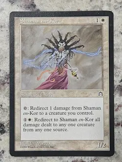 Magic The Gathering | 1998 Stronghold | Shaman en- Kor - Image 1
