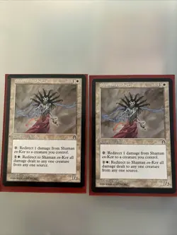 MTG Magic the Gathering Rare Shaman en-Kor x2 Stronghold - Image 1
