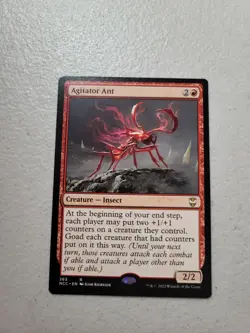 1x ​Agitator Ant (263) Streets of New Capenna Commander MTG Magic NM - Image 1