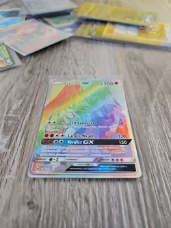 Pokemon Zygarde GX 136/131 Rainbow Secret Rare Forbidden Light NM - Image 2