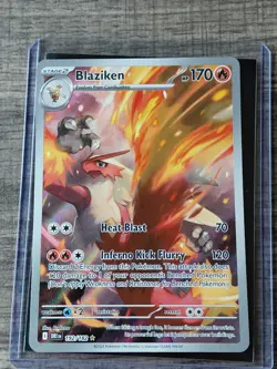Blaziken 192/182 Illustration Rare Destined Rivals Pokemon TCG Mint NM - Image 1