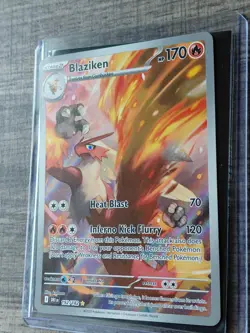 Blaziken 192/182 Illustration Rare Destined Rivals Pokemon TCG Mint NM - Image 2