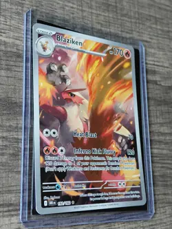 Blaziken 192/182 Illustration Rare Destined Rivals Pokemon TCG Mint NM - Image 3