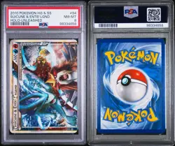 Pokemon Suicune & Entei Legend Holo HGSS Unleashed PSA 7 PSA 8 Ultra Rare #94&95 - Image 3