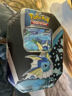Pokemon - Eevee Evolutions "Vaporeon V Tin" Sealed X1 - Image 1