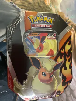 Pokemon - Eevee Evolutions "Flareon V Tin" Sealed X1 - Image 1