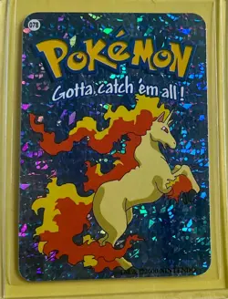 RAPIDASH Pokemon Vending Prism Japan Holo Vintage Sticker Nintendo 2000 Foil NM - Image 1