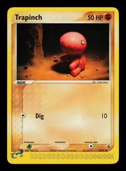 Trapinch 78/97 - NM - Dragon, EX Pokemon - Image 1