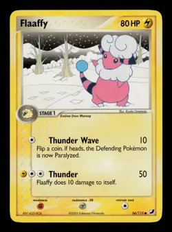 Flaaffy 56/115 - NM - Unseen Forces, EX Pokemon - Image 1