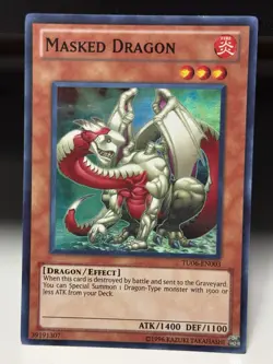 Yugioh! MP Masked Dragon - TU06-EN003 - Super Rare - Unlimited Edition Moderatel - Image 1