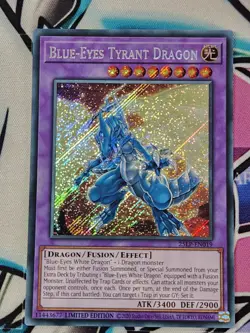 25LP-EN019 Blue-Eyes Tyrant Dragon Secret Rare Limited Edition Yu-Gi-Oh - Image 1