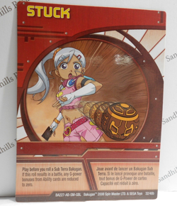 Bakugan Card - Stuck - Red Ability Card - BA227 - 32/48b - 2008 - Image 1