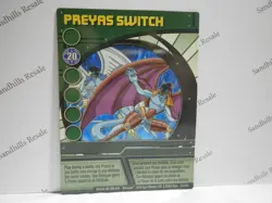 Bakugan Card - Preyas Switch - Green Ability Card - BA238 - 43/48b - 2008 - Image 1