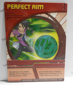 Bakugan Card - Perfect Aim - Red Ability Card - BA222 - 27/48b - 2008 - Image 1