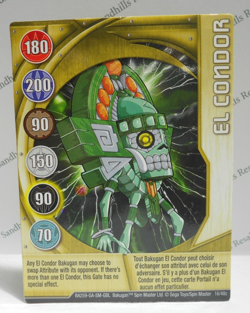 Bakugan Card - El Condor - Gold Gate Card - BA259 - 16/48c - 2008 - Image 1
