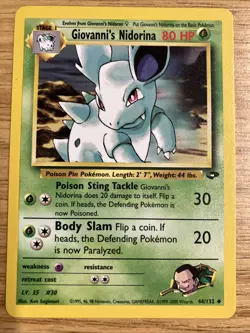 Giovanni's Nidorina Gym Challenge 44/132 Pokemon Card - Near Mint - Image 1