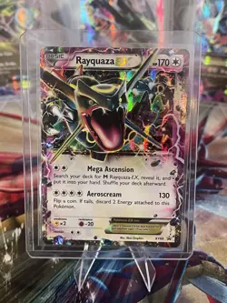 Pokemon TCG Rayquaza EX XY69 Black Star Promo 2015 Holo Card - Image 1