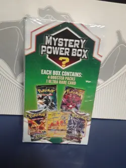 Pokemon Tcg Mystery Box Holiday Edition w/4 Booster Packs and 1 ultra rare card - Image 2