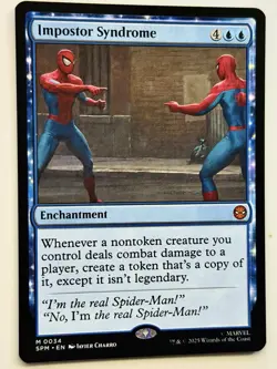 Magic MTG - Imposter Syndrome (#0034) Spider-Man - Non-Foil Mythic - Image 1