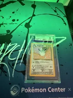 1999 POKEMON JUNGLE 16/64 UNLIMITED WIGGLYTUFF HOLO BGS 8 NMMT - Image 1