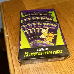 Pokemon Trick or Trade Booster Pack box- 15 Packs-SHIPS SAME DAY!! - Image 2