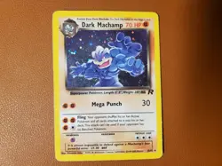 Dark Machamp 10/82 Holo Rare MP Pokemon TCG: 2000 Team Rocket Unlimited - Image 1