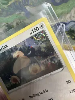 2020 SNORLAX 140/202 Cosmos Holo SWIRL Pokemon TCG Sword & Shield NM-Mint - Image 1