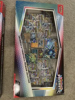 Pokemon TCG SV Prismatic Evolutions Lucario EX & Tyranitar EX Premium Collection - Image 2